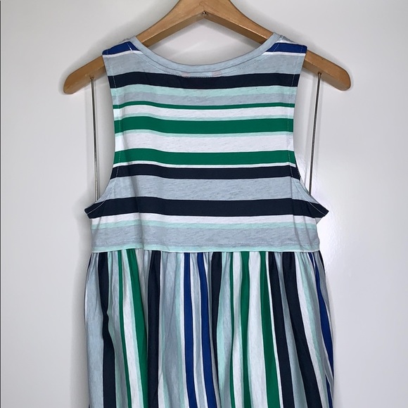NWOTs JOE FRESH • Print Striped Peplum Tank Top - Picture 6 of 6